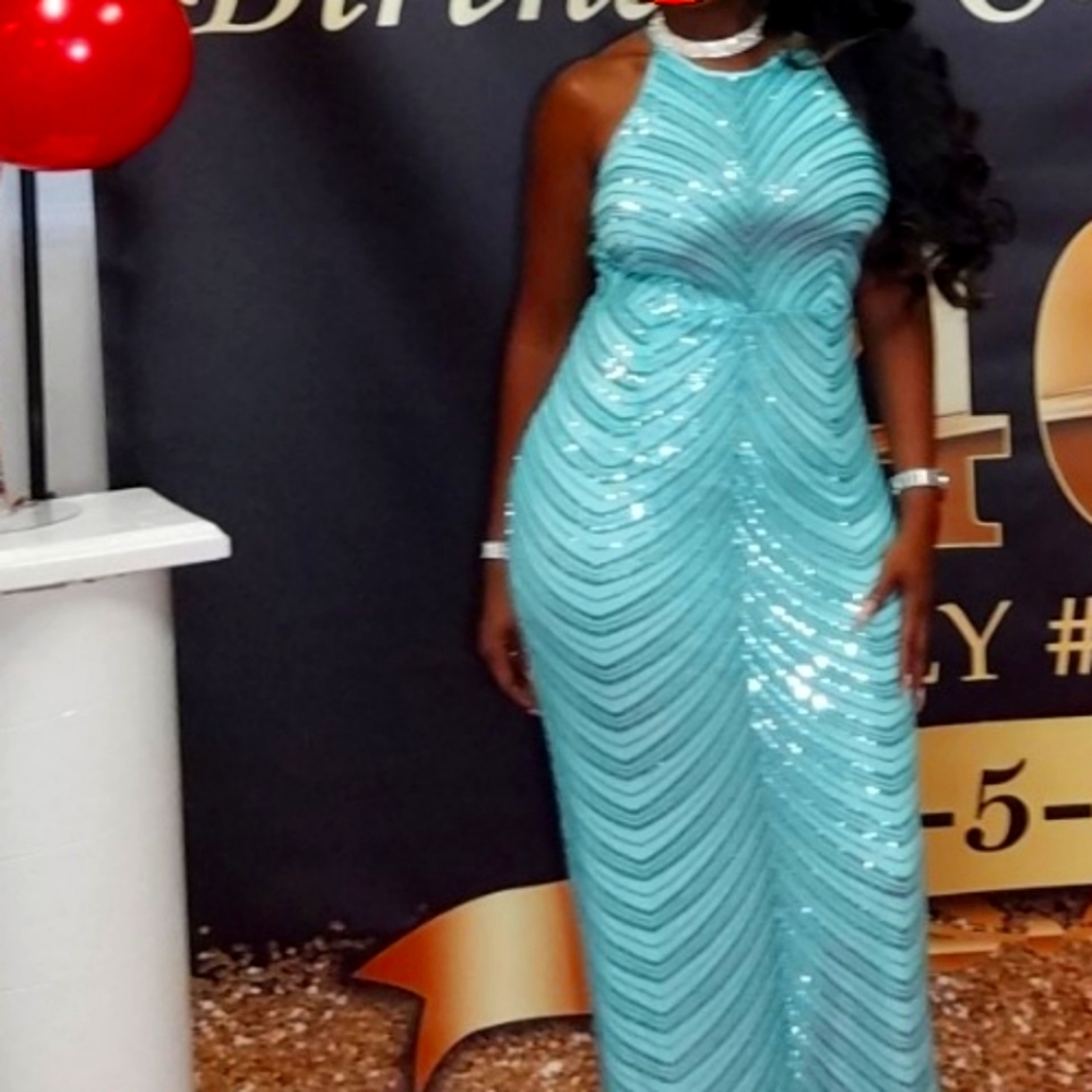 Seafoam Green Ball Gown